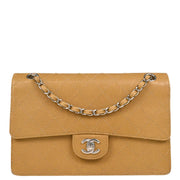 Chanel 1997-1999 Beige Caviar Shoulder Bag