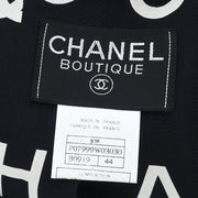 Chanel 1997 Single Breasted Jacket Black #44