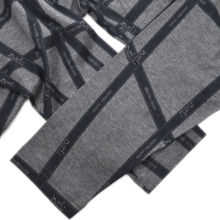 Hermes Long Sleeve T-shirt Gray #L