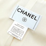 Chanel 2007 Single Breasted Jacket Ivory #36