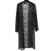 Chanel 1998 Lace Cardigan Black #38