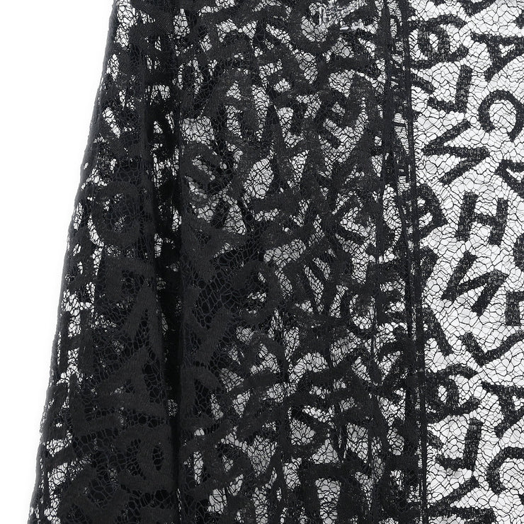 Chanel 1998 Lace Cardigan Black #38