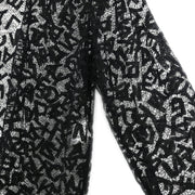 Chanel 1998 Lace Cardigan Black #38