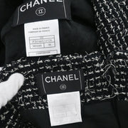 Chanel 2003 Setup Suit Jacket Skirt Black #38