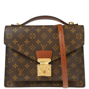 Louis Vuitton 2005 Monogram Monceau 28 Business 2way Shoulder Handbag M51185