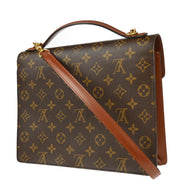 Louis Vuitton 2005 Monogram Monceau 28 Business 2way Shoulder Handbag M51185