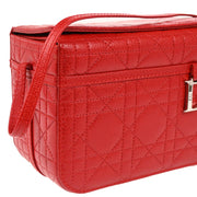 Christian Dior 2007 Red Cannage Vanity Handbag