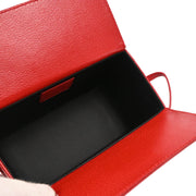 Christian Dior 2007 Red Cannage Vanity Handbag