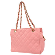 Chanel 2004-2005 Pink Caviar Petite Timeless Tote PTT Chain Handbag