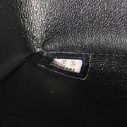 Chanel 1997-1999 Black Caviar Jumbo Classic Flap Shoulder Bag