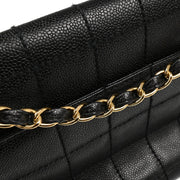 Chanel 2001-2003 Black Caviar Shoulder Bag