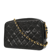 Chanel 1994-1996 Black Caviar Shoulder Bag