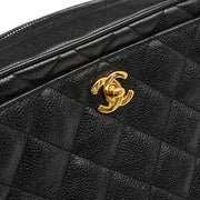 Chanel 1994-1996 Black Caviar Shoulder Bag