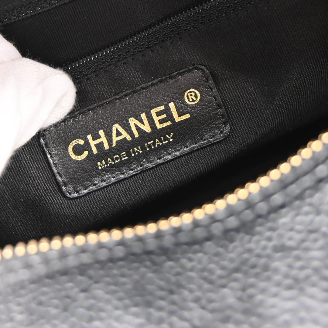 Chanel 2003-2004 Black Caviar Bowling Bag 27 – AMORE Vintage Chanel 2003-2004 Black Caviar Bowling Bag 27 – AMORE Vintage