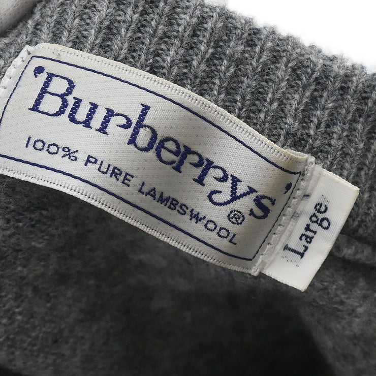 Burberrys Gray Sweater #L