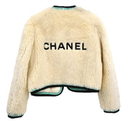 Chanel 1994 Fur Jacket Ivory #38