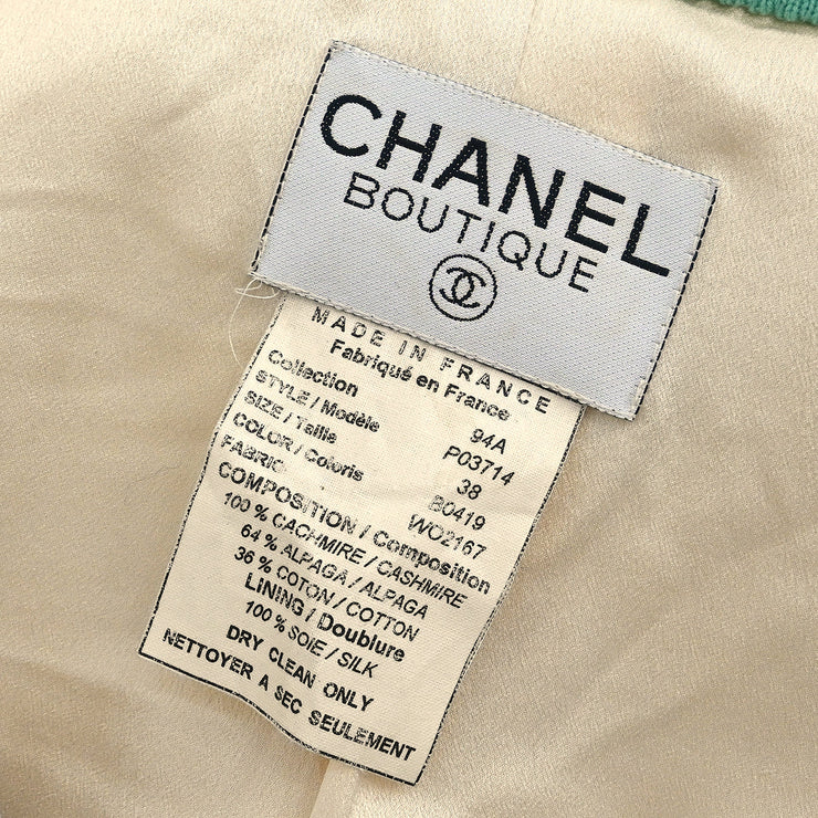 Chanel 1994 Fur Jacket Ivory #38