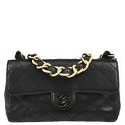 Chanel 2000-2001 Black Lambskin Shoulder Bag