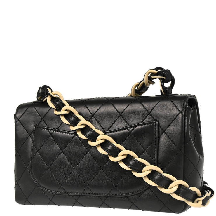 Chanel 2000-2001 Black Lambskin Shoulder Bag