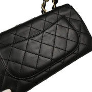 Chanel 2000-2001 Black Lambskin Shoulder Bag