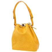 Louis Vuitton 1998 Yellow Epi Petite Noe Bucket Shoulder Bag M44109