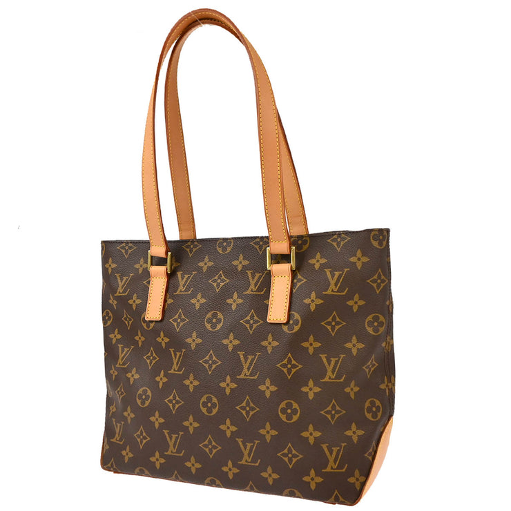 Louis Vuitton 2001 Monogram Cabas Piano Shoulder Tote Bag M51148