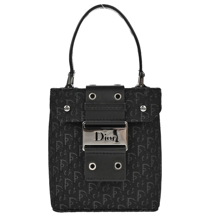 Christian Dior 2002 Black Street Chic Trotter Vanity Handbag