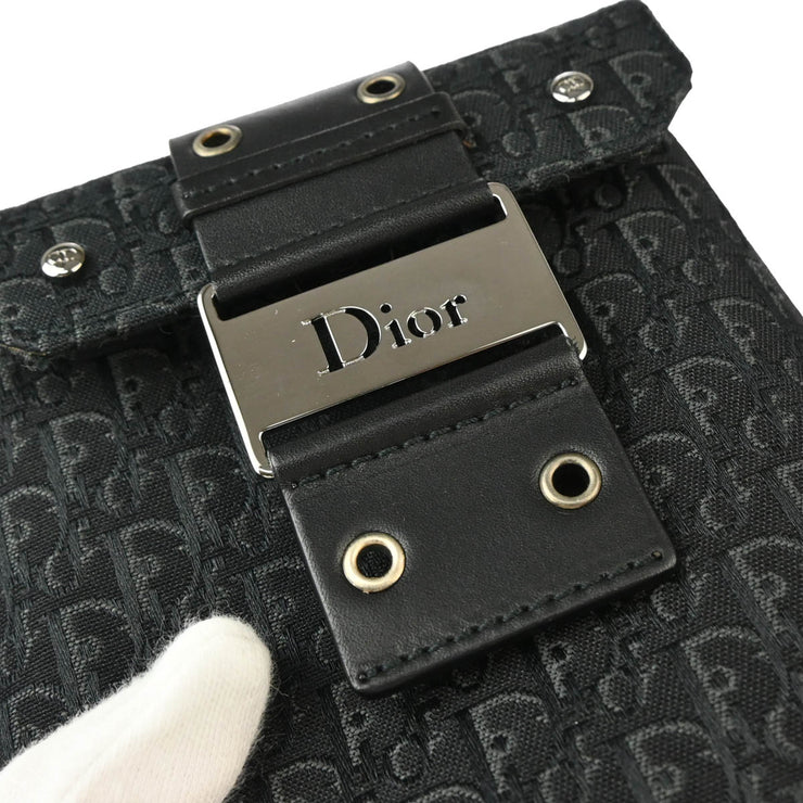 Christian Dior 2002 Black Street Chic Trotter Vanity Handbag