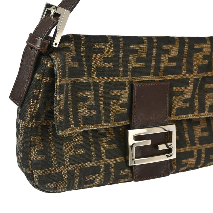 Fendi Brown Zucca Baguette Handbag