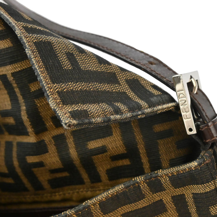 Fendi Brown Zucca Baguette Handbag