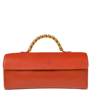 Loewe Orange Twist Leather Belasquez Handbag