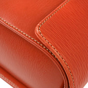 Loewe Orange Twist Leather Belasquez Handbag