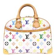 Louis Vuitton 2004 White Monogram Multicolor Trouville Handbag M92663