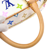 Louis Vuitton 2004 White Monogram Multicolor Trouville Handbag M92663