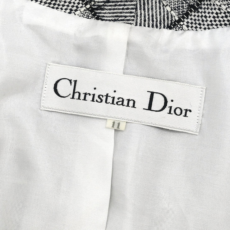 Christian Dior Single Breasted Jacket Gray #11