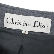 Christian Dior Collarless Jacket Gray #M