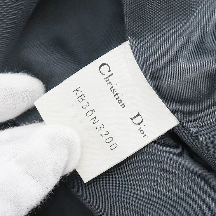 Christian Dior Collarless Jacket Gray #M