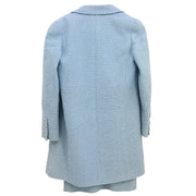 Chanel 1997 Setup Suit Jacket Dress Light Blue #38