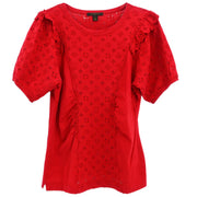 Louis Vuitton Short Sleeve Top Red #L