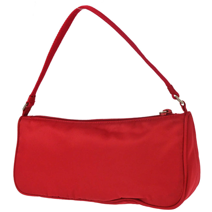 Prada Red Nylon Handbag