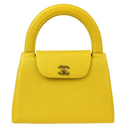 Chanel * 1997-1999 Yellow Caviar Handbag