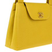 Chanel * 1997-1999 Yellow Caviar Handbag