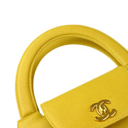 Chanel * 1997-1999 Yellow Caviar Handbag