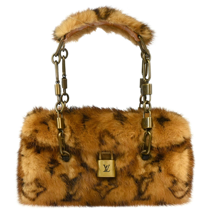 Louis Vuitton * 2004 Mink Extraordinaire Mini Papillon M92703