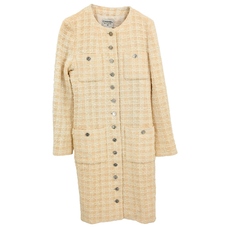 Chanel 1996 Coat Beige #38