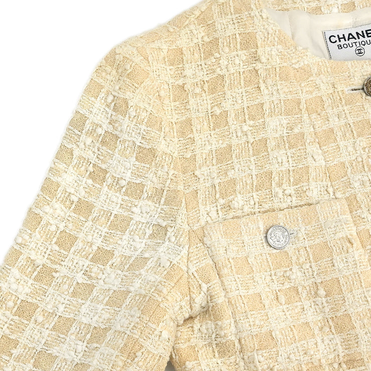 Chanel 1996 Coat Beige #38