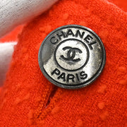 Chanel 1997 Setup Suit Jacket Skirt Orange #38