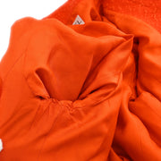 Chanel 1997 Setup Suit Jacket Skirt Orange #38