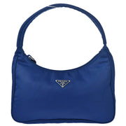 Prada Blue Nylon Handbag