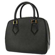 Louis Vuitton 2002 Black Epi Sablon Handbag M52042